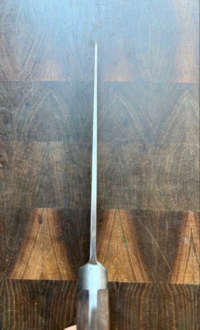 築地 有次 骨スキ 160mm 5寸 包丁 捌き 片刃 再生品 合金 - メルカリ