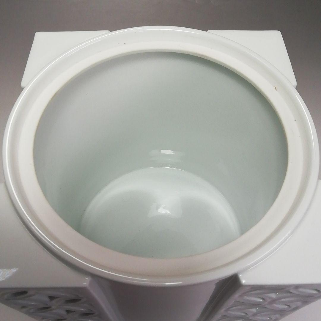 S551 皆具 『平戸焼』『白磁 七宝透 皆具』『十三代 横石嘉助作