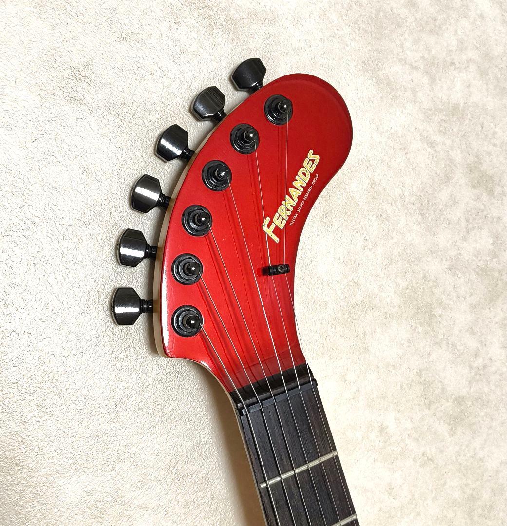 美品】ZO-3 芸達者 メタリックレッド アンプ内蔵ミニギター ケース付