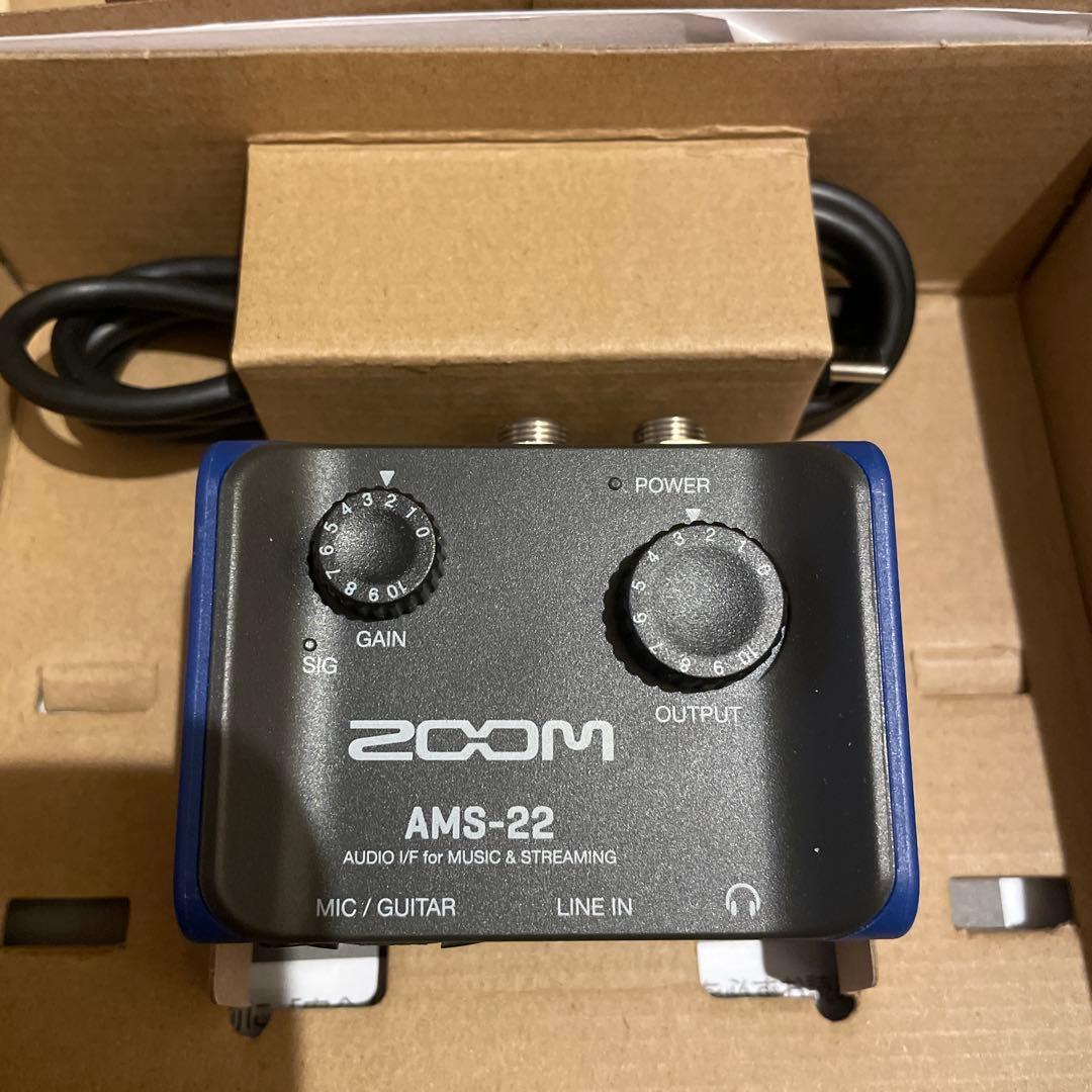 DTM・DAW zoom AMS-22 audio interface ZOOM AMS-22(AUDIO I/F for MUSIC & STREAMING) ｜イケベ楽器店