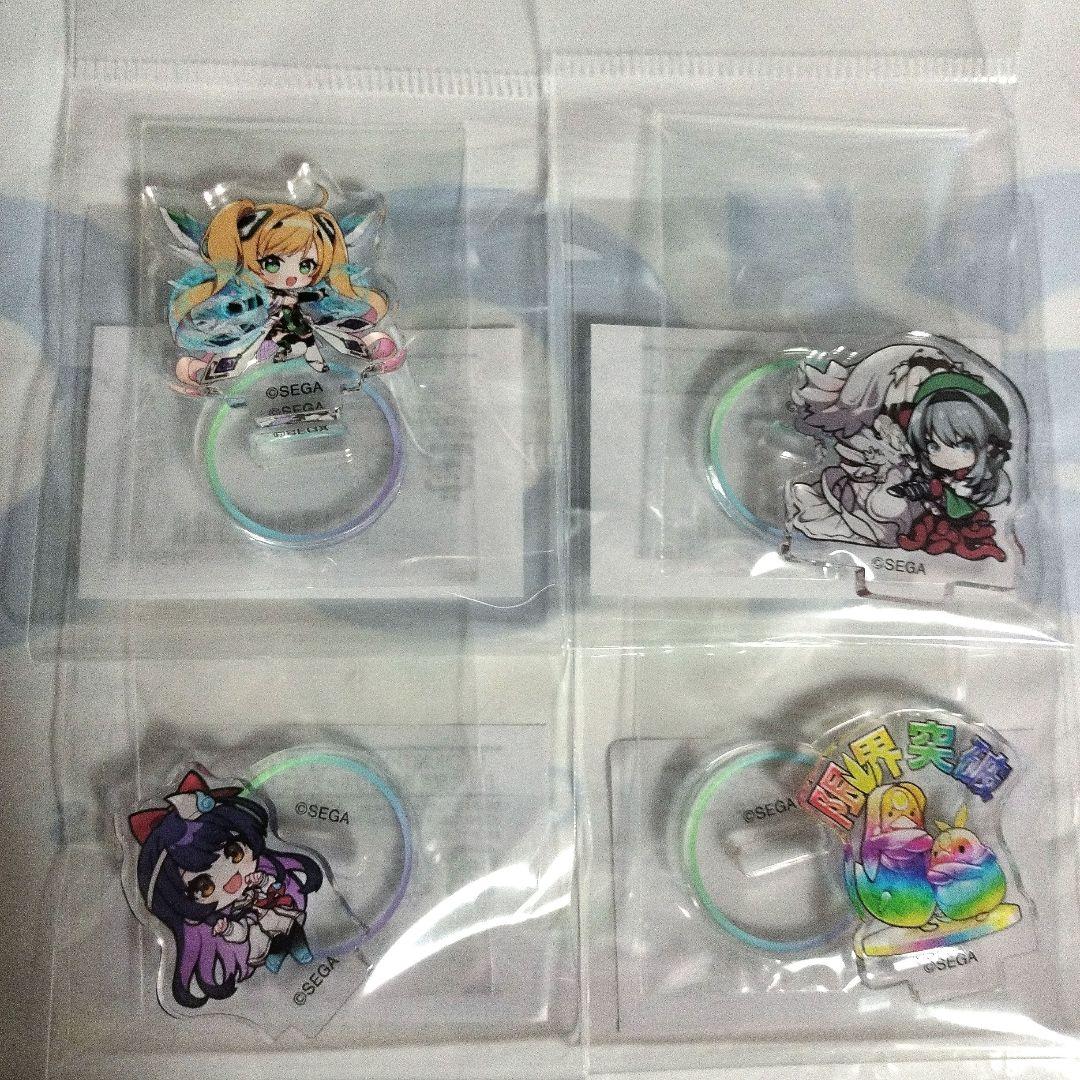 チュウニズム ミニアクリルスタンド 4種セット オンラインくじ ①