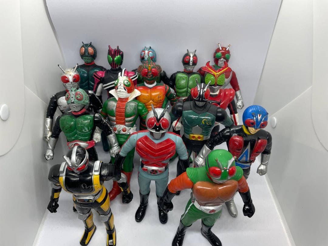 仮面ライダー ソフビ人形 昭和仮面ライダー - メルカリ