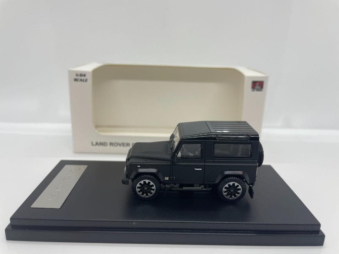 801-228 LCD 1/64 ランドローバー ディフェンダー ブラック - メルカリ