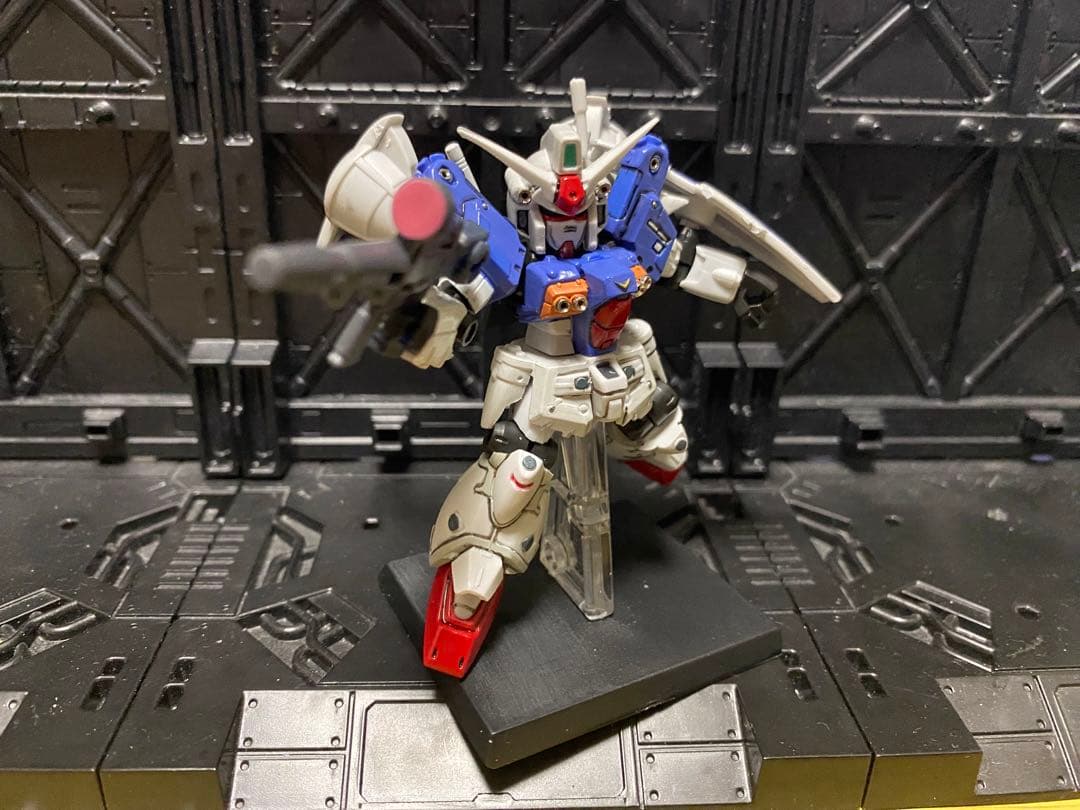 モビルスーツアンサンブル　GP-01フルバーニアン塗装中 モビルスーツアンサンブル24弾レビュー ガンダム試作1号機