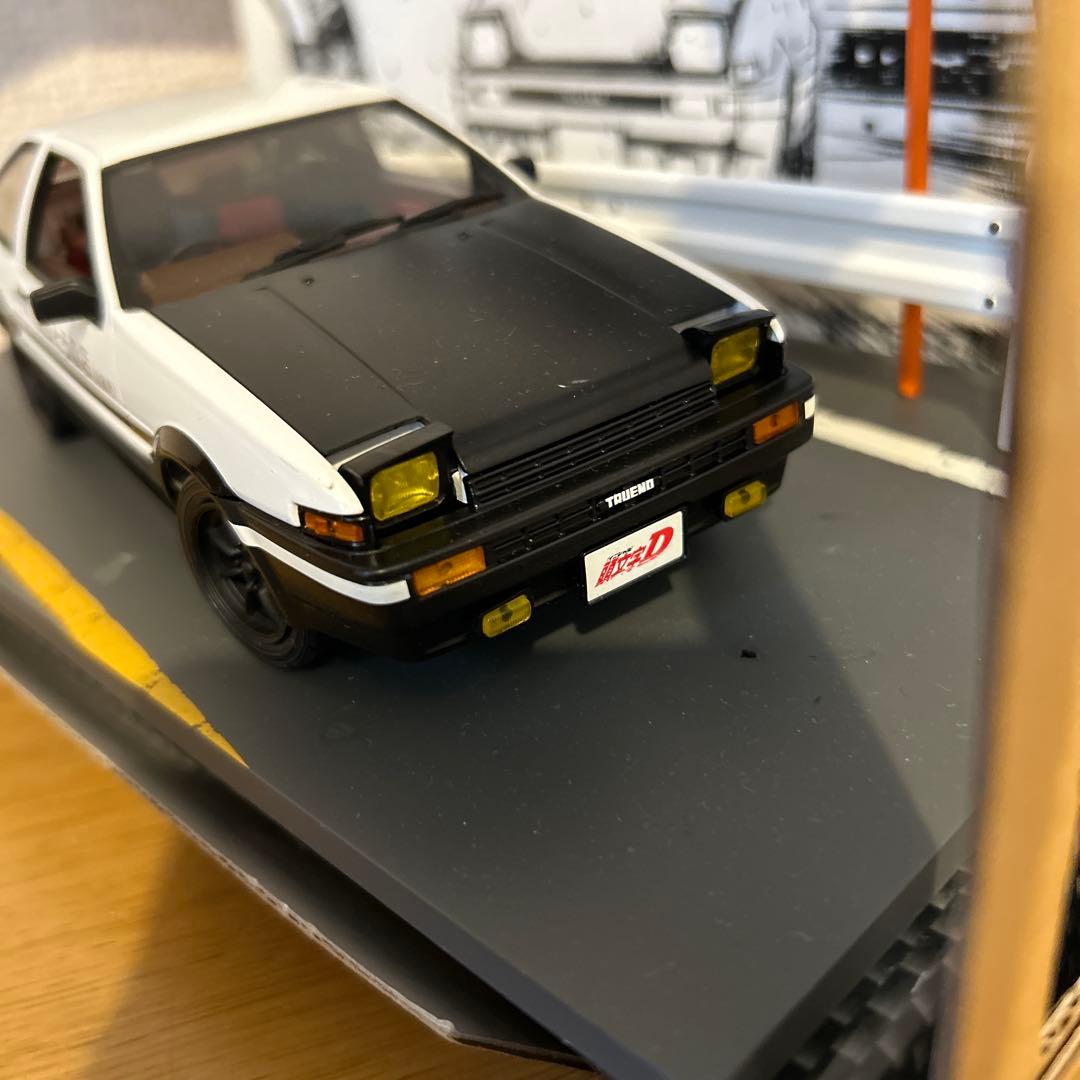 イニシャルD TOYOTA AE86 ミニカー 台座ネジ欠品 ダイキャスト - メルカリ