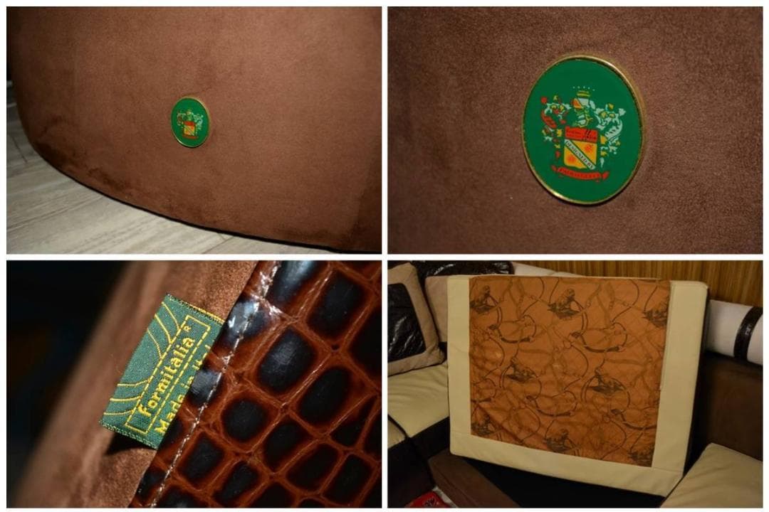n494 ハイブランド イタリア家具 Formitalia/GUCCI ソファ - メルカリ