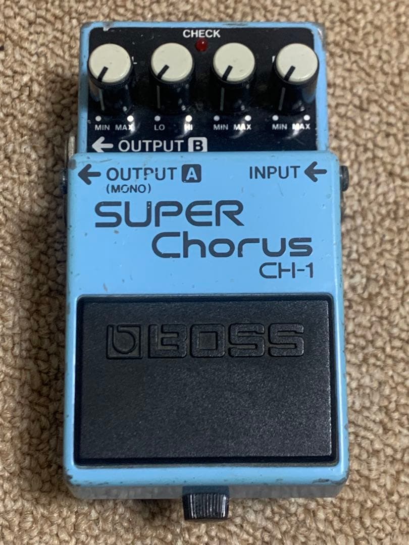 BOSS CH-1 SUPER Chorus 1990年製 アナログ 青ラベル - メルカリ