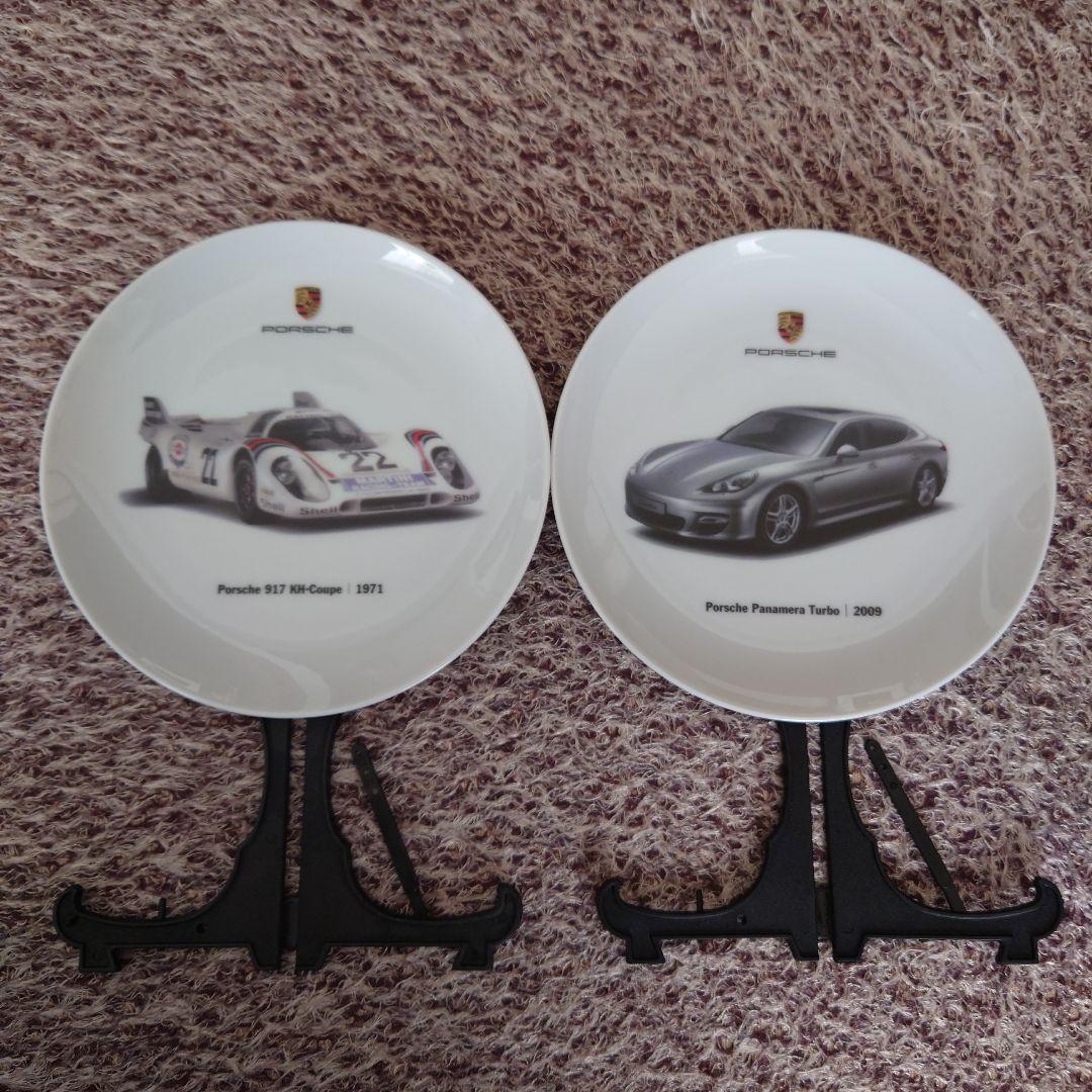 ☆PORSCHE ポルシェ 記念プレート 飾皿 絵皿 2枚セット☆ - メルカリ