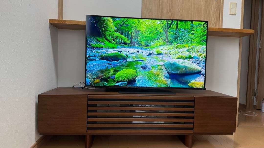 完成品送料込】ウォールナット突板 テレビ台 幅140 サンキ