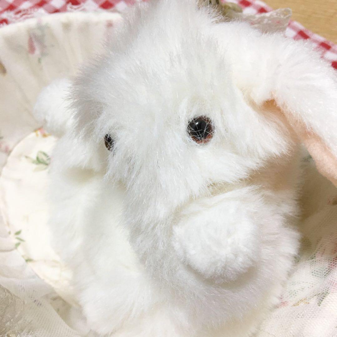 レトロうさぎ ぬいぐるみ たれ耳うさぎ ロップイヤー - メルカリ
