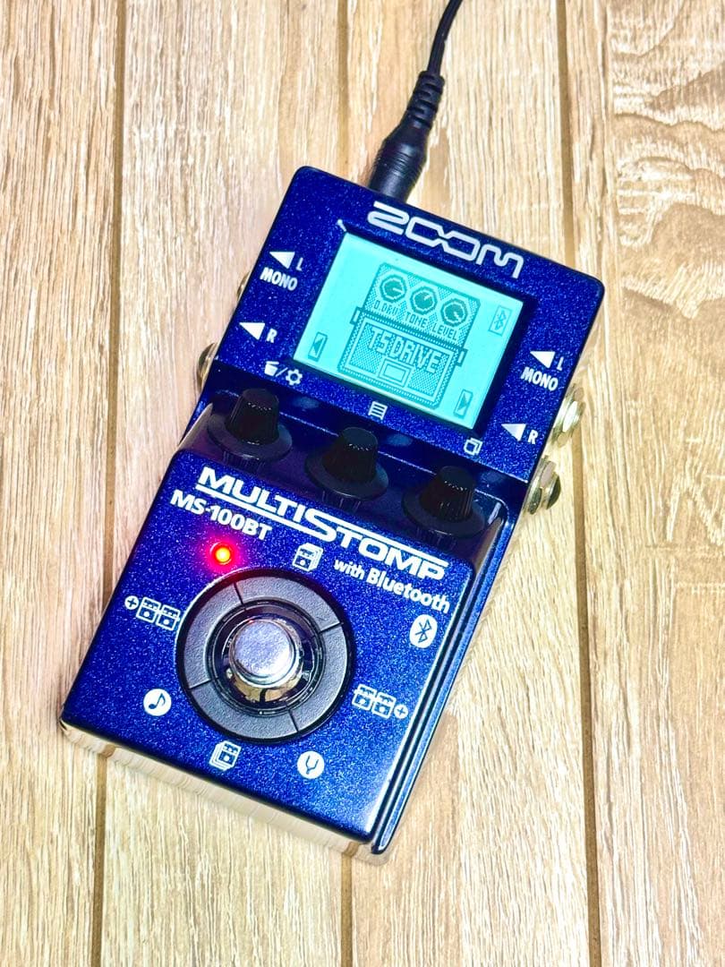 期間限定値下げ！ZOOM MULTISTOMP MS-100BT マルチストンプ MS-100BT MultiStomp Guitar Pedal with Bluetooth | Zoom