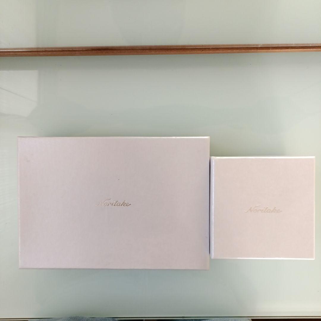 新品2点セット】ノリタケ☆美しいガラス製置時計＆写真立て☆フォト