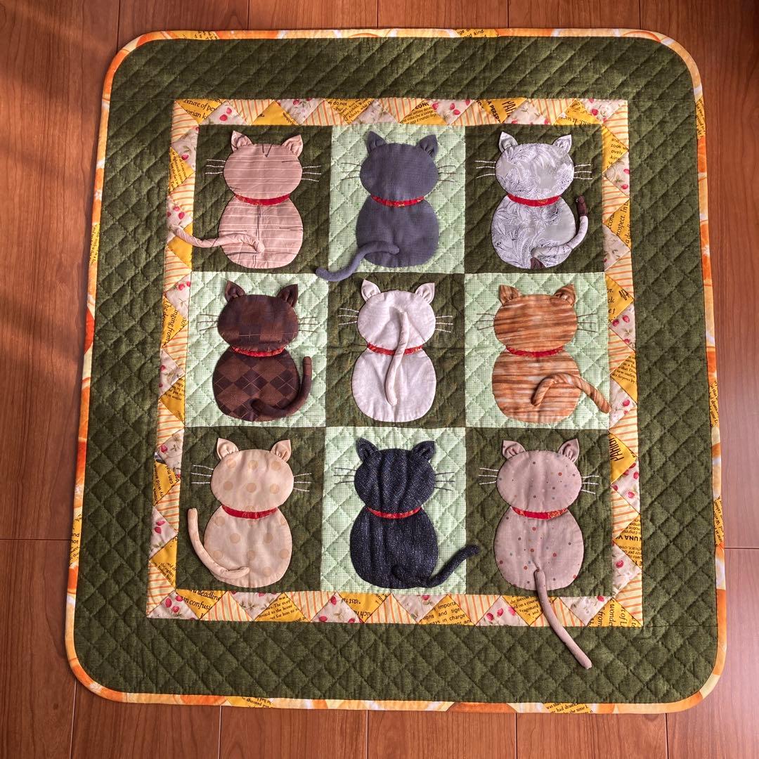 ハンドメイド パッチワーク 猫の柄 - メルカリ