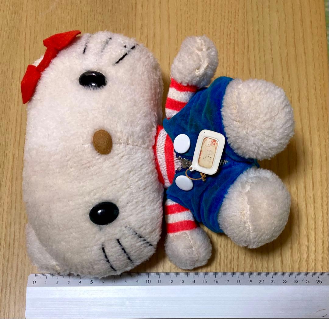 サンリオ】ハローキティぬいぐるみ 70年代 ビンテージ 昭和レトロ レア
