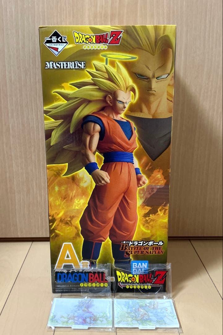 一番くじ ドラゴンボール A賞 超サイヤ人3孫悟空 F賞 アクスタ4種 無印