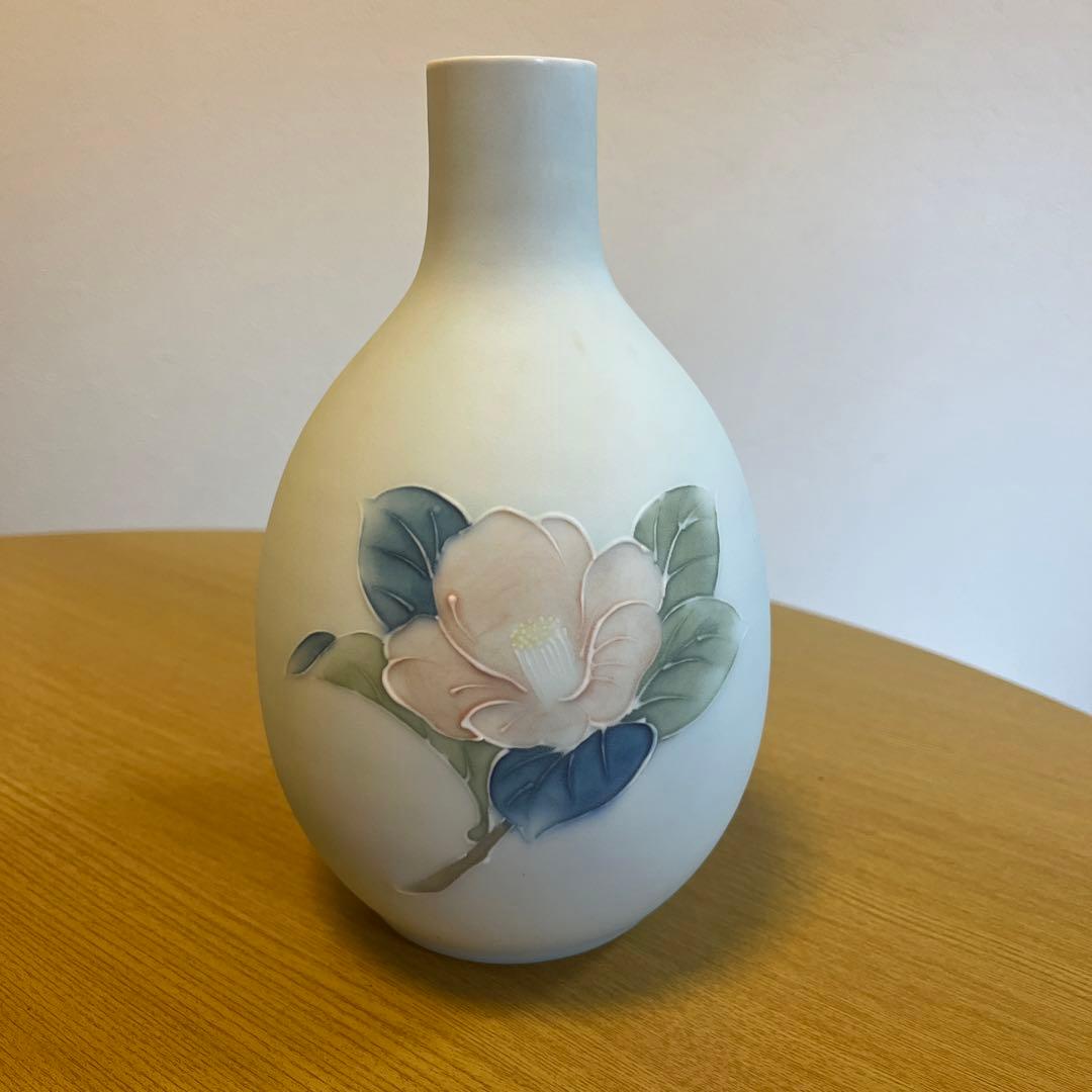 花瓶 花器 砥部焼 大西陶芸 白石久美さん作品 置物 - メルカリ