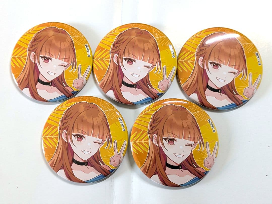 カラフルピーチ えと 東京ドームシティ からぴち夏休み 缶バッジ から