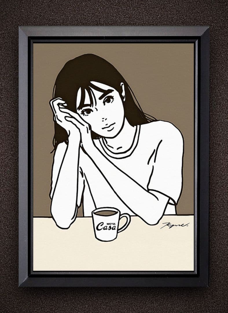 kyne・Casa coffee【A4サイズ写真ポスターフレーム付き3点セット