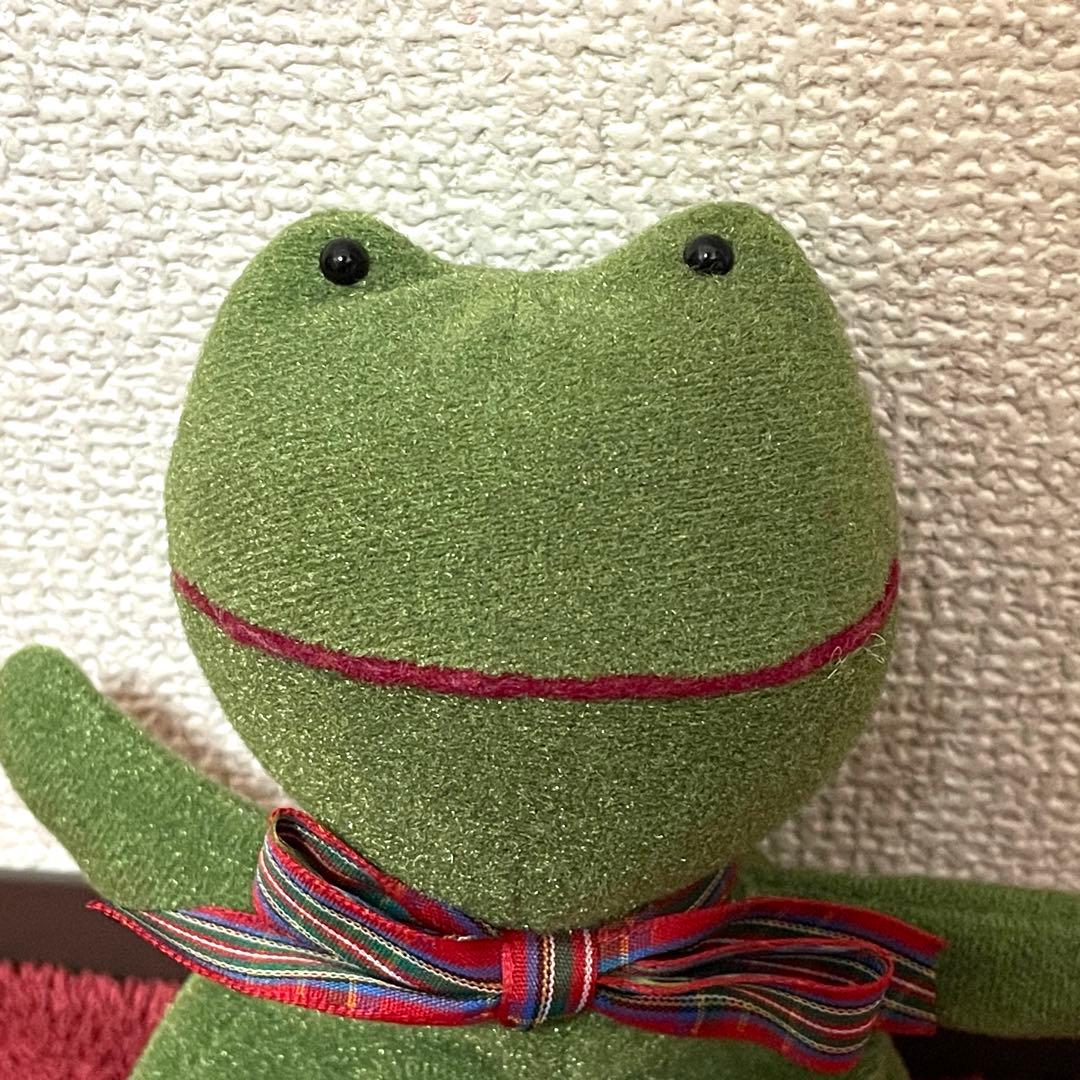 sekiguchi セキグチ カエル 蛙 ぬいぐるみマスコット ビーズ レトロ