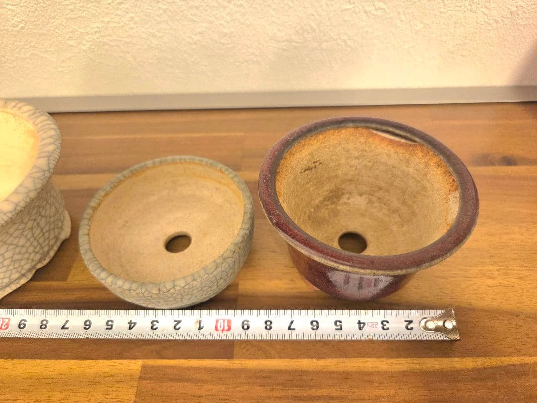 美巧 堀江美巧 盆栽鉢 鉢 盆栽 陶器鉢 5点セット