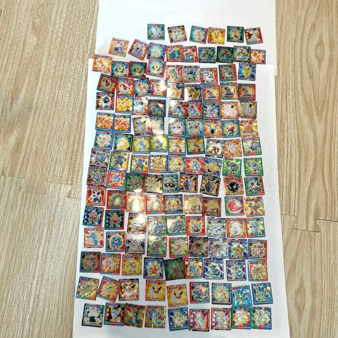 ポケモンカード ミニ 当時物 コレクション キラ ホロ レア レトロまとめセット ポケモン - 初版マークなし/キラカードセット+コロコロ付録ポスター