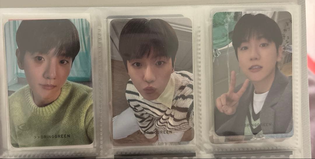 BAEKHYUN bring green トレカ 230629 Baekhyun for Bring Green : r/exo