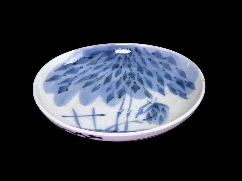 古伊万里 染付 竹笹の図 2寸半皿 豆皿 E596AS-CUh - メルカリ