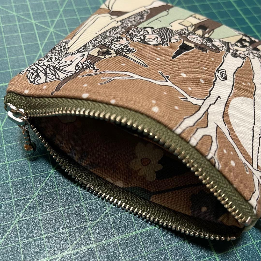 ♡12㎝ファスナーチャームポーチ①♡ハンドメイド アレキサンダー
