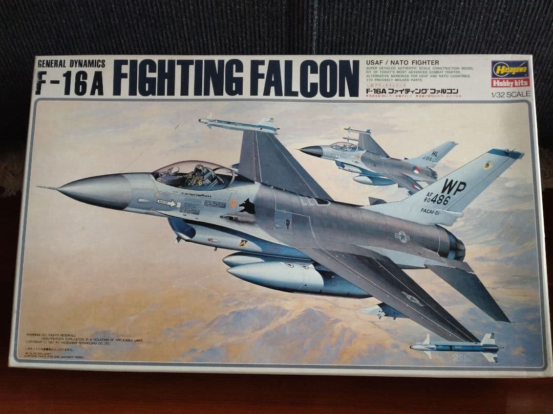 【ハセガワ】デラックスシリーズ F-16Aファイティングファルコン F-16Aプラス ファイティングファルコン (プラモデル) - ホビーサーチ