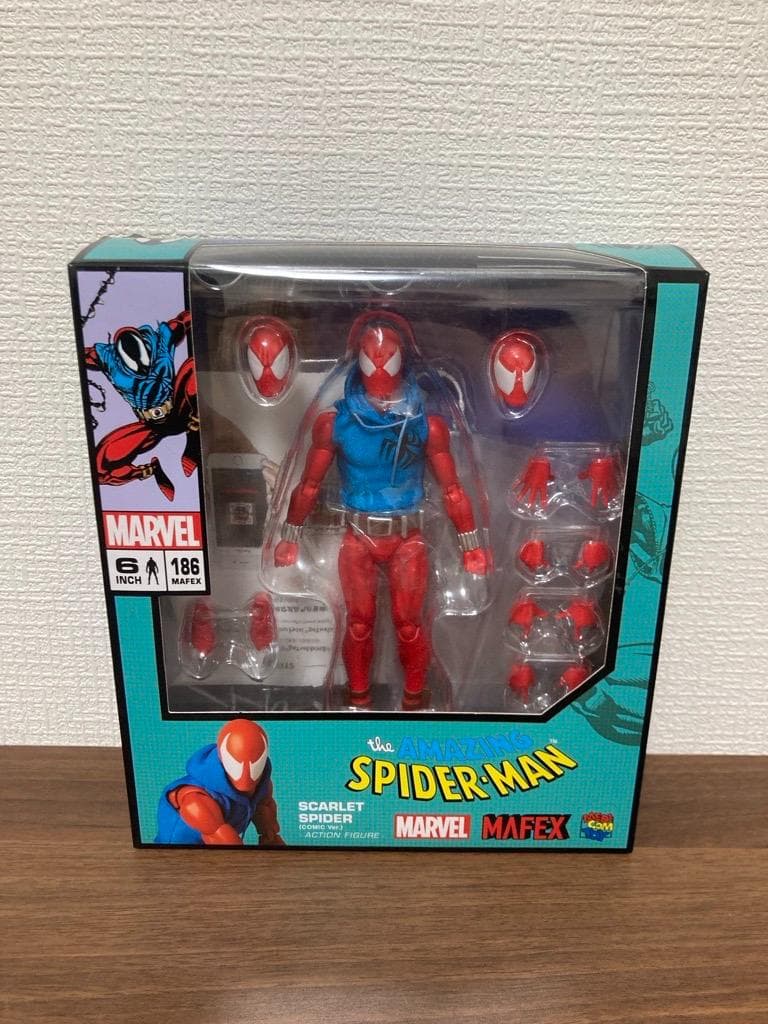 新品・未開封】MAFEX スカーレットスパイダー No.186 フィギュア