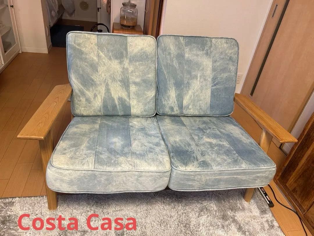 最終値下！希少品！Costa Casa ウォッシュドデニム　2シーターソファー 2026年最新】costa casaの人気アイテム - メルカリ