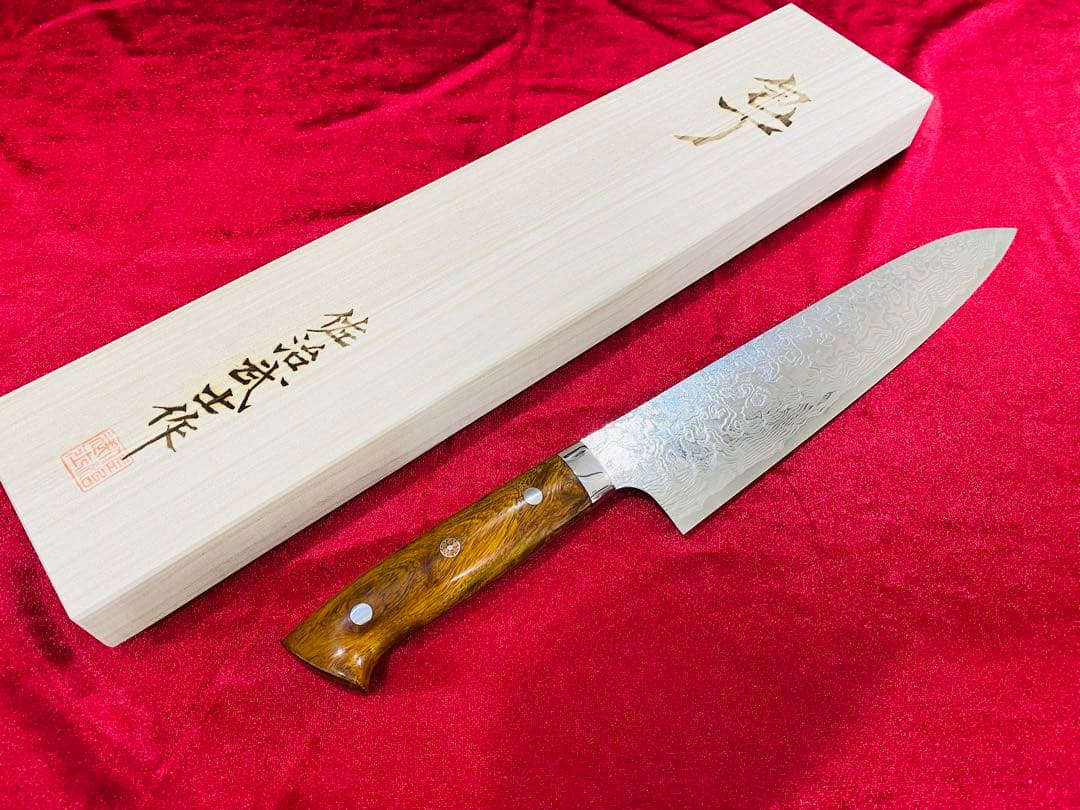 佐治武士 R2 ダイヤモンドフィニッシュ 牛刀 アイアンウッド 24cm 佐治武士 R2 ダイヤモンドフィニッシュ 牛刀 アイアンウッド 24cm