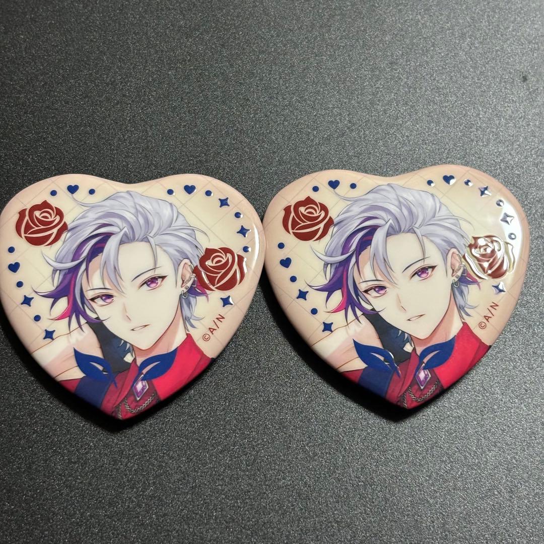 にじさんじ Rose Valentine ハート缶バッジ ノーマル 不破湊 - メルカリ