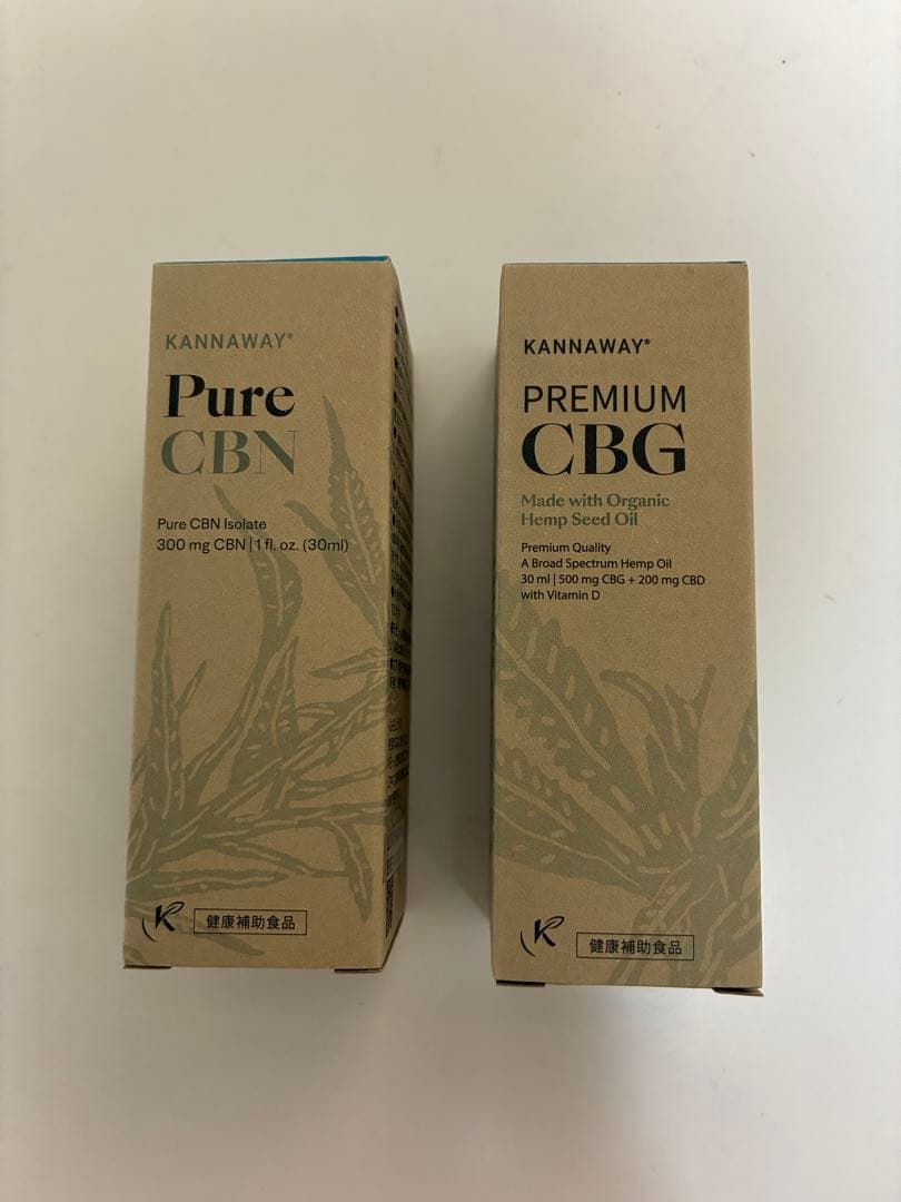 kannaway CBN & CBG オイル セット kannaway CBN & CBG オイル セット - メルカリ