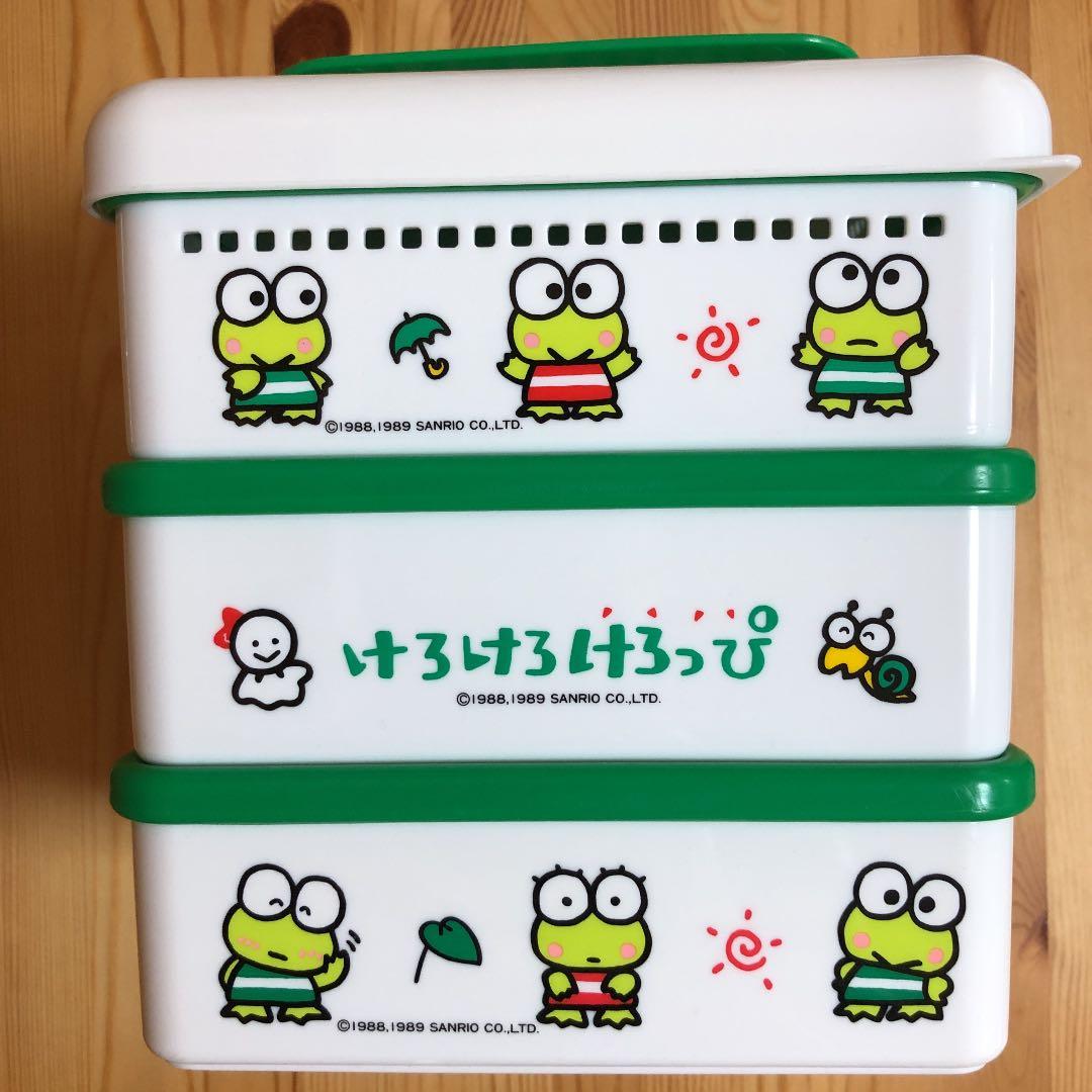 けろけろけろっぴ 3段 ランチボックス お重 お弁当箱 - メルカリ