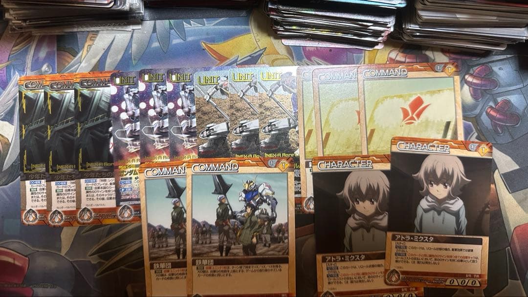 ガンダムウォーネグザ　鉄血のオルフェンズ　まとめ売り　ほぼデッキ ガンダムウォーネグザ 鉄血のオルフェンズ まとめ売り ほぼデッキ