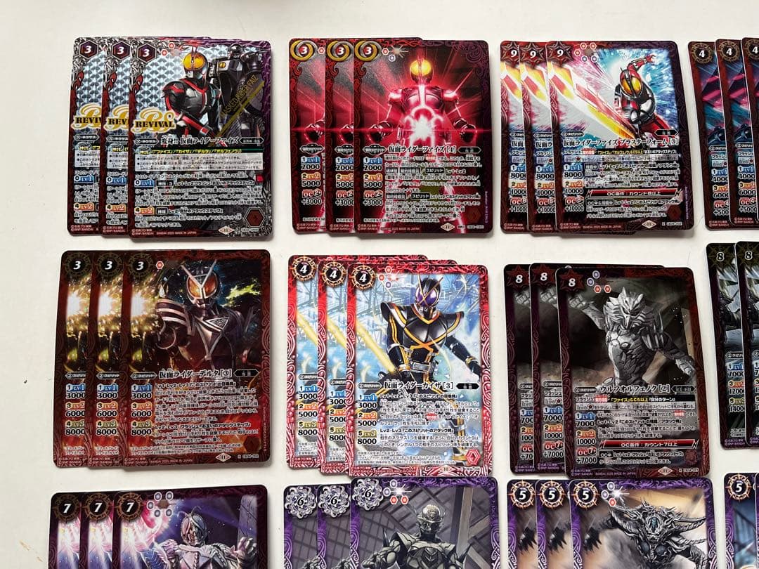 仮面ライダーファイズ オルフェノク デッキ パーツ まとめ売り