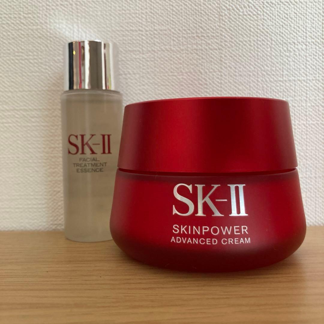 SK-Ⅱスキンパワーアドバンストクリーム　美容クリーム80g オマケ化粧水 SK-II（エスケーツー） 【2024年製】SK2 スキンパワー アドバンスト