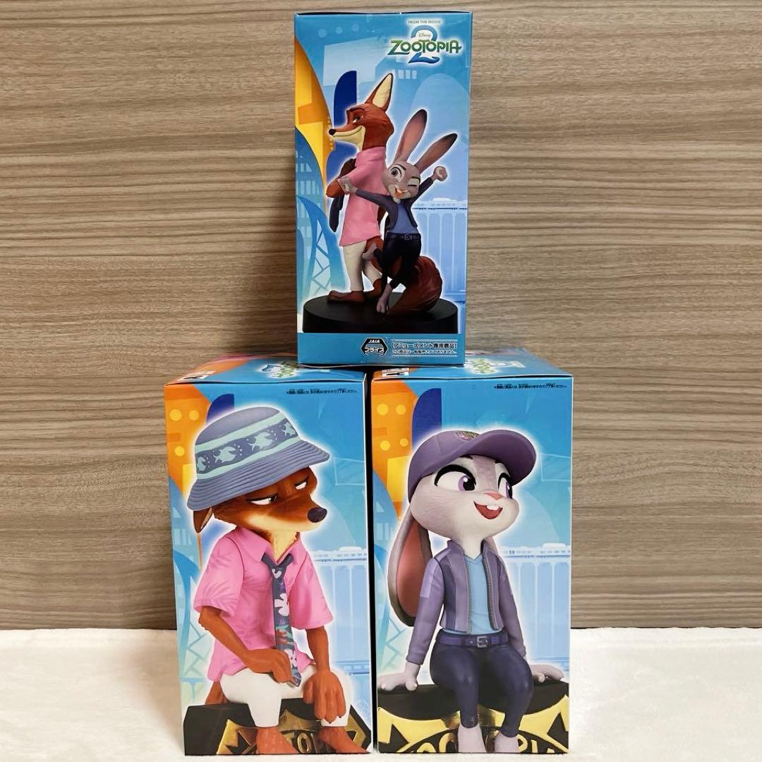 ディズニー ズートピア2 ジュディ ニック フィギュア 3点セット - メルカリ