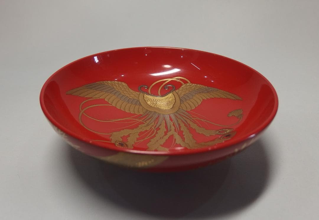 時代蒔絵鳳凰図盃一対/隠れ蓑/宝尽くし/吉祥紋/酒盃/加賀蒔絵 - メルカリ