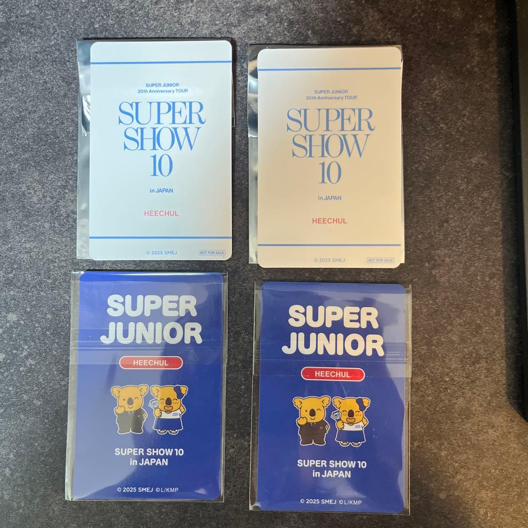 SUJU 20周年HEECHUL カード 4枚 セット mu-mo EC特典 - メルカリ