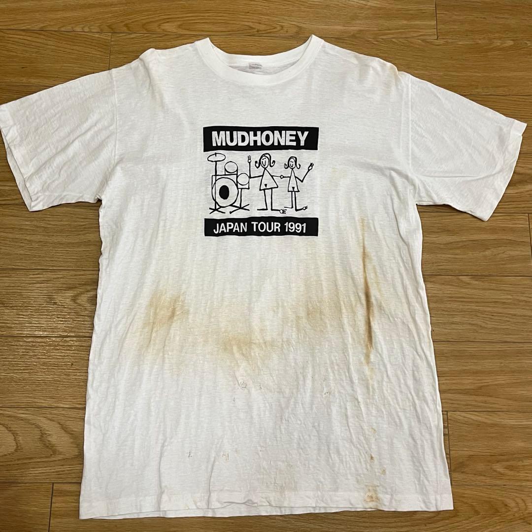 MUDHONEY 1991年初来日ライブTシャツ Lサイズ 難あり - メルカリ