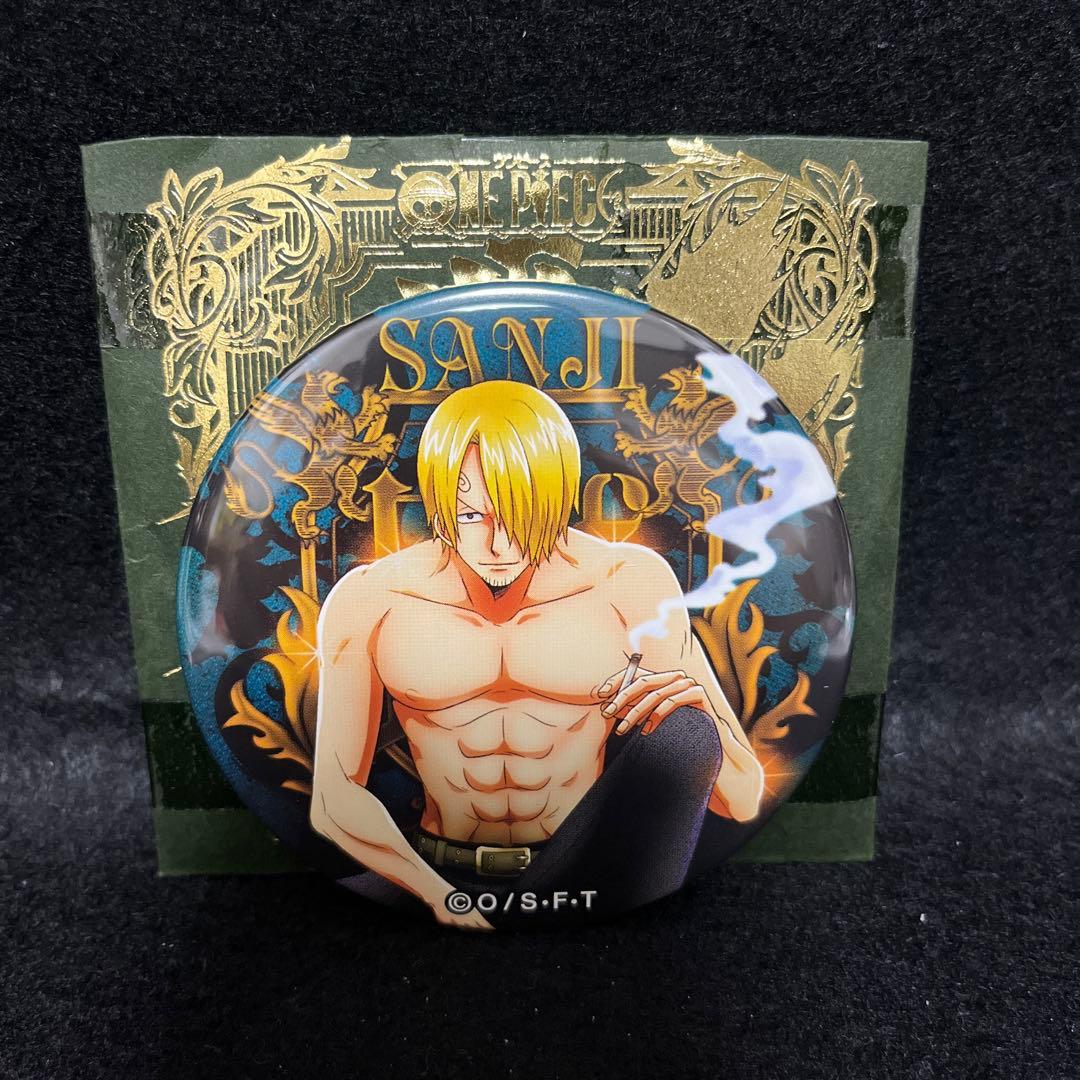 ワンピース 輩缶バッジ 10弾 beast サンジ 未使用品 麦わらストア限定
