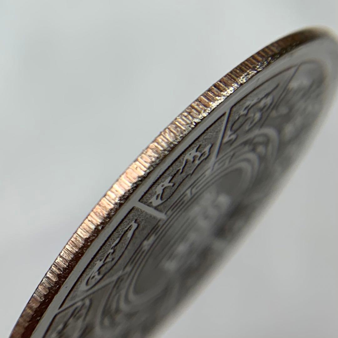 遺品整理 コレクションコイン銀 古銭 未鑑定品 40*1.5mm14.1㌘H15