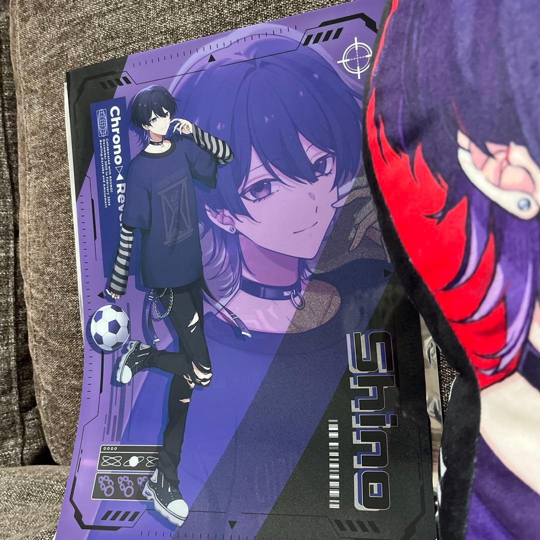 クロノヴァ ラウンドワン 限定 肩上 ダイカットクッション しの 新品