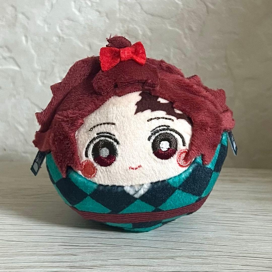 鬼滅の刃 コロこっと おき上がりくっつき ぬいぐるみ 炭子 竈門 炭治郎