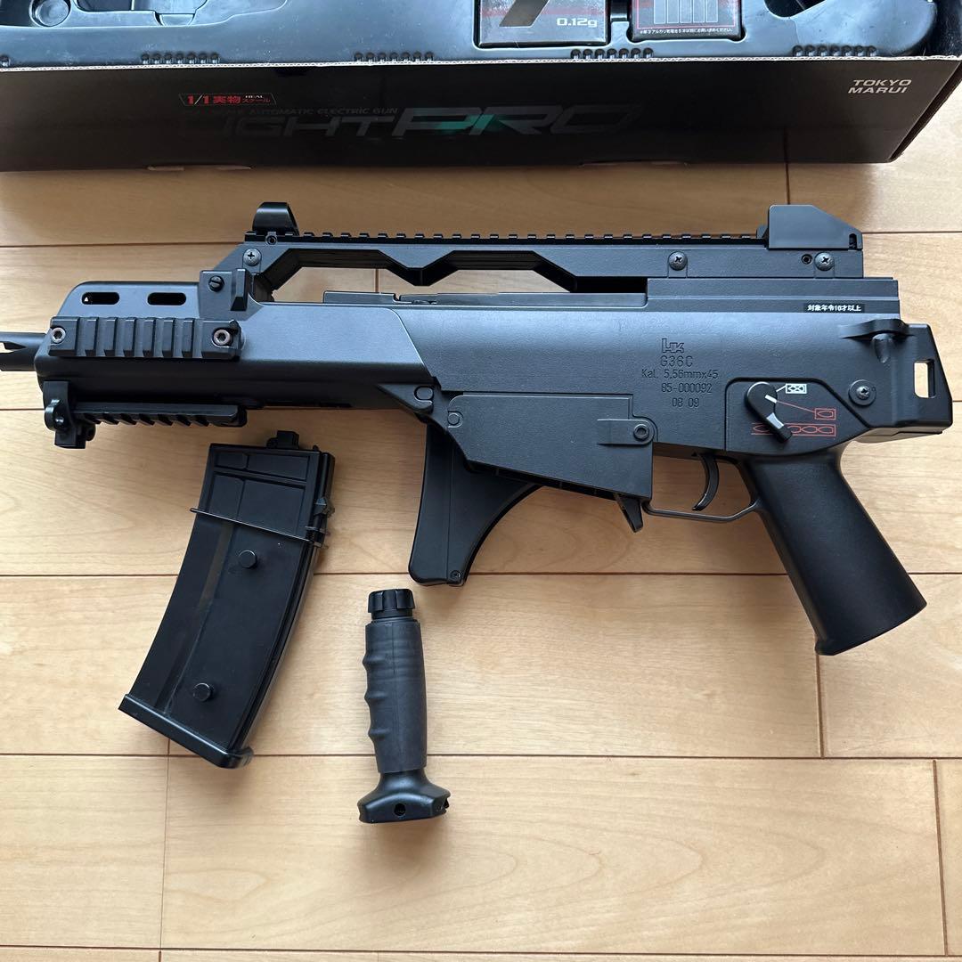 東京マルイ G36C ライトプロ フォアグリップ付き 動作OK - メルカリ