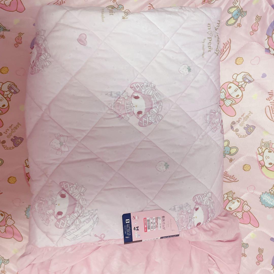 新品♡しまむら×青木美沙子♡寝具3点セット♡式パッド♡掛け布団