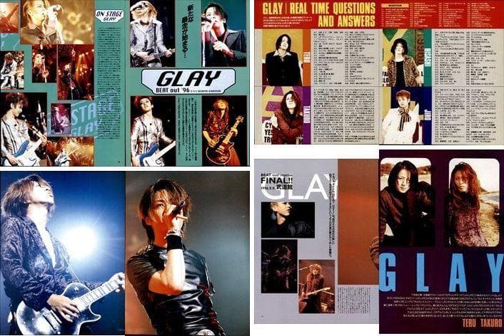 GLAY 雑誌 切り抜き 520P デビュー～TERU HISASHI JIRO - メルカリ