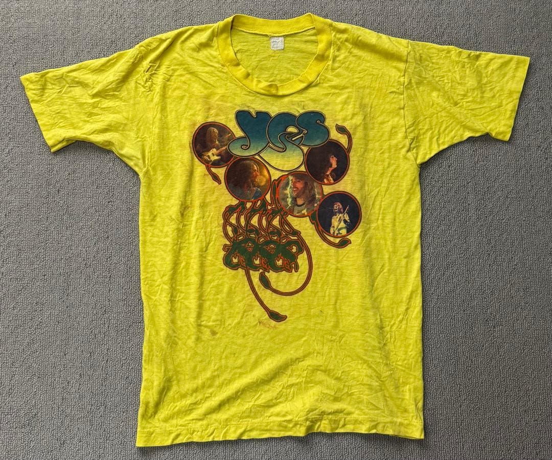ミュージシャン 1970's [yes] promotional t shirts ミュージシャン 1970's [yes] promotional t shirts ミュージシャン